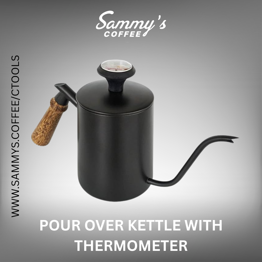 Gooseneck Kettle with Built-in Thermometer