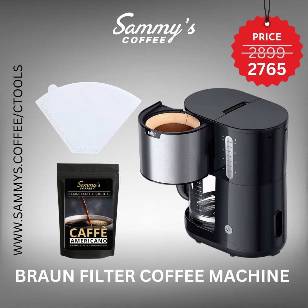 Braun Filter Coffee Machine + Coffee + Filters