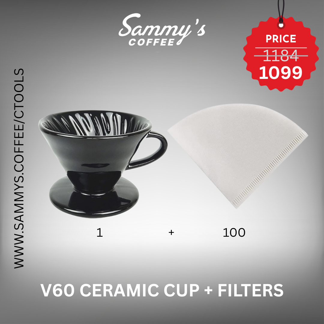 V60 Ceramic Coffee Filter Cup