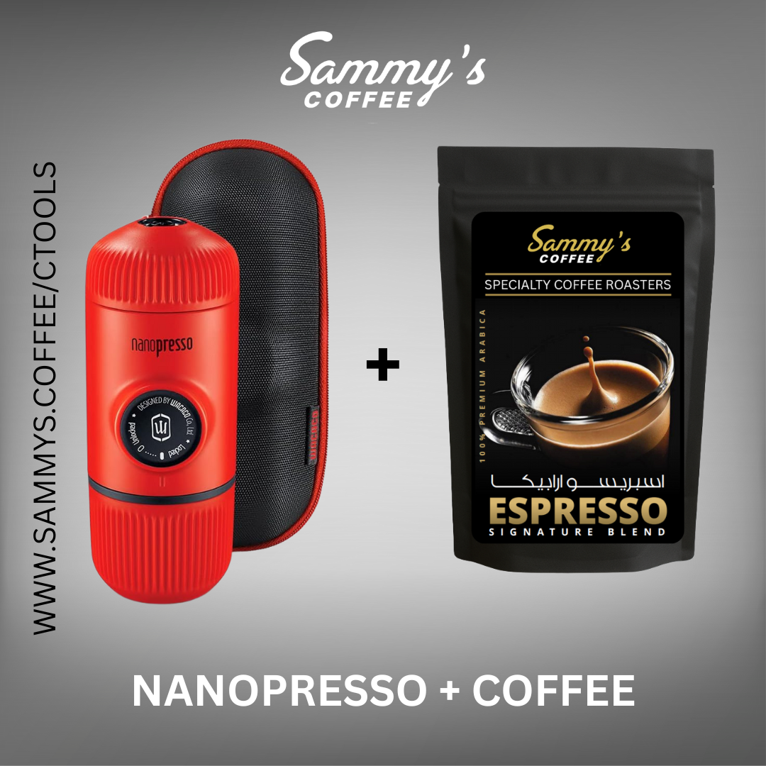 Portable Espresso Maker + Coffee