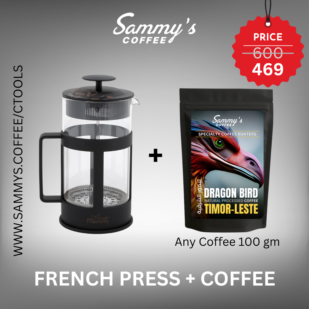 French Press + Coffee