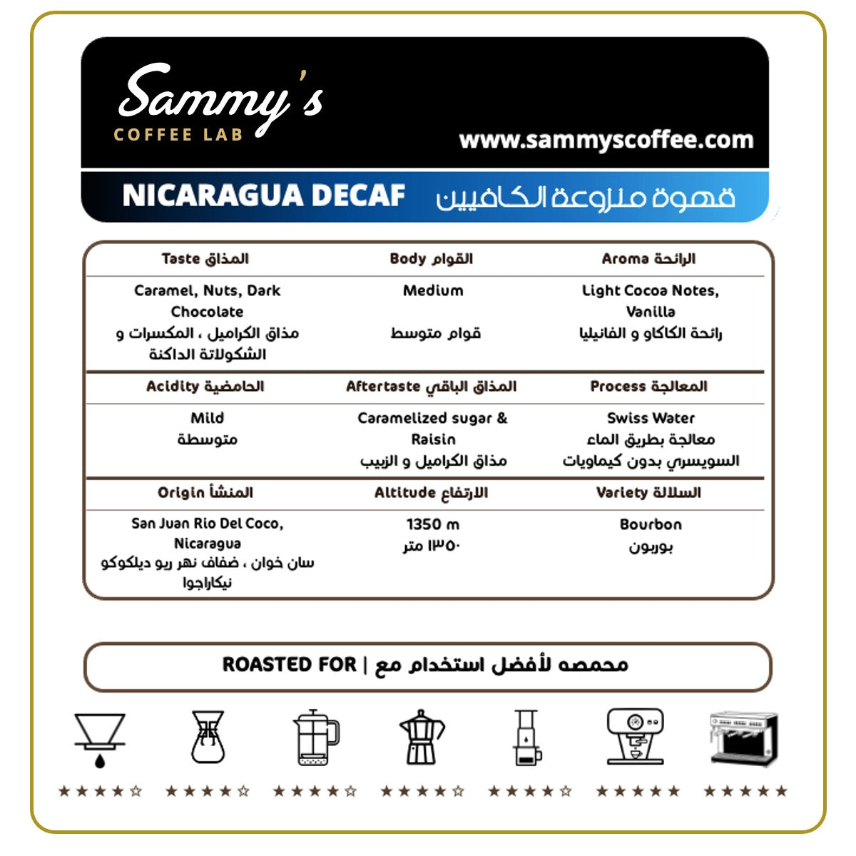 Nicaragua Decaf Coffee